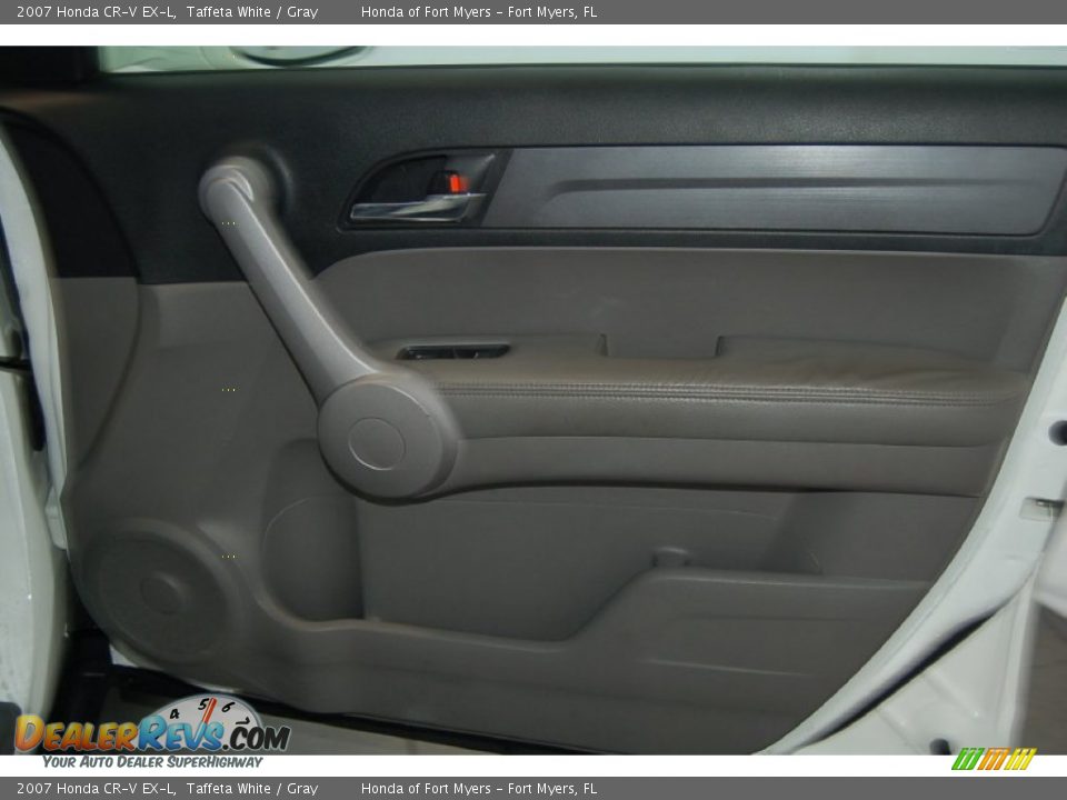 2007 Honda CR-V EX-L Taffeta White / Gray Photo #32