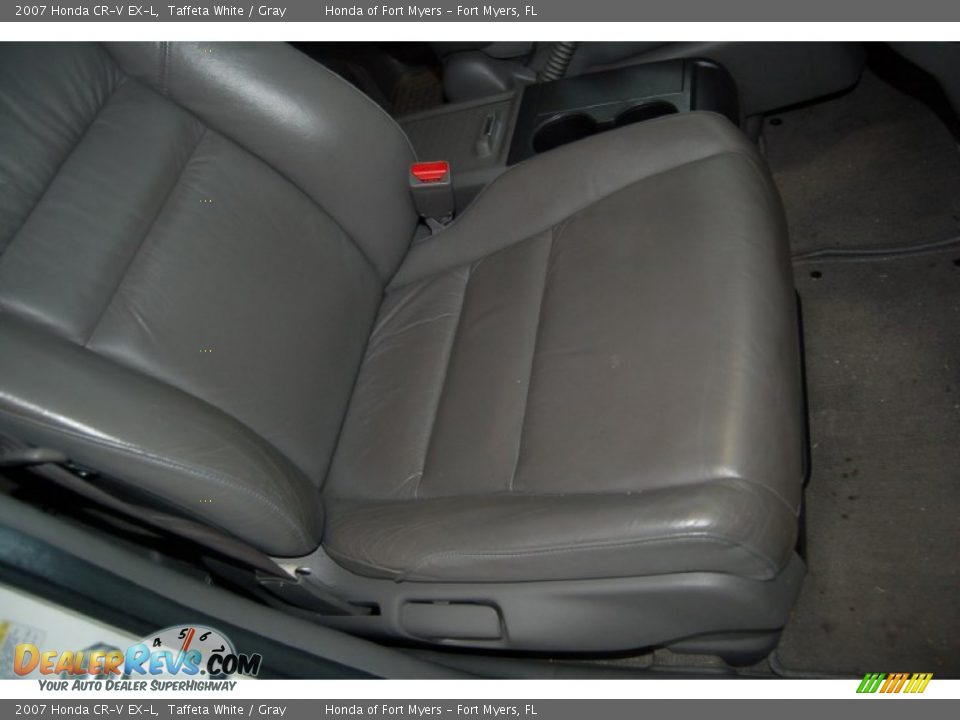 2007 Honda CR-V EX-L Taffeta White / Gray Photo #34