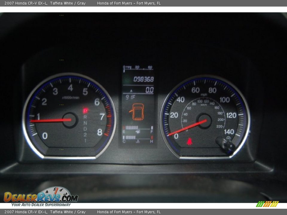 2007 Honda CR-V EX-L Taffeta White / Gray Photo #36