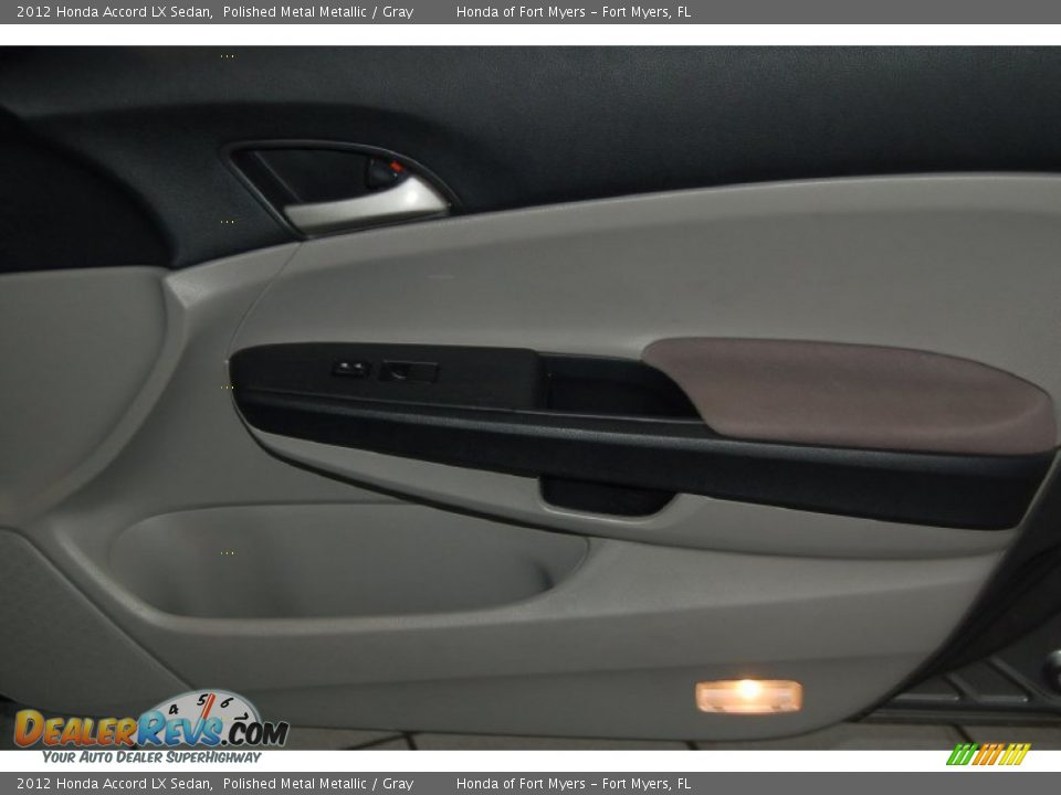 2012 Honda Accord LX Sedan Polished Metal Metallic / Gray Photo #24