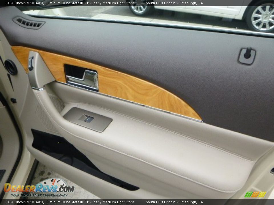 2014 Lincoln MKX AWD Platinum Dune Metallic Tri-Coat / Medium Light Stone Photo #12