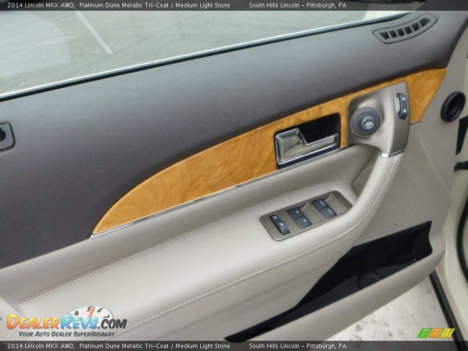2014 Lincoln MKX AWD Platinum Dune Metallic Tri-Coat / Medium Light Stone Photo #19