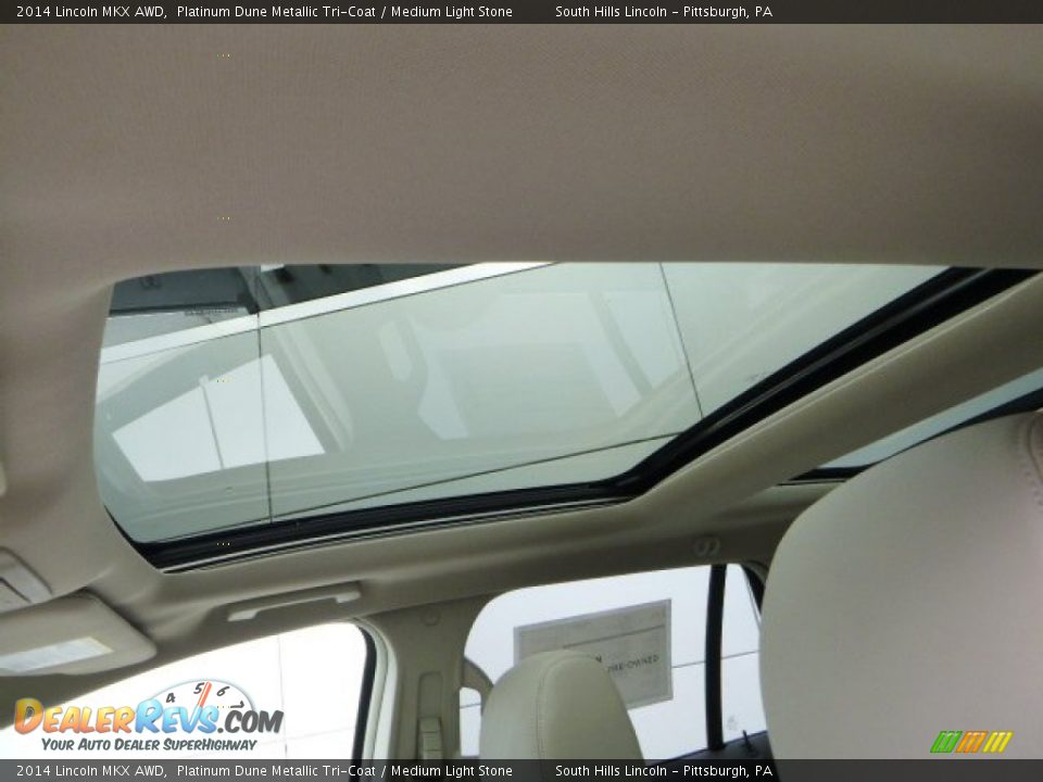 2014 Lincoln MKX AWD Platinum Dune Metallic Tri-Coat / Medium Light Stone Photo #21