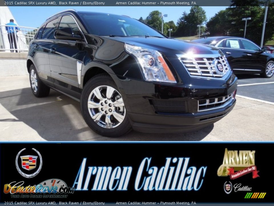 2015 Cadillac SRX Luxury AWD Black Raven / Ebony/Ebony Photo #1