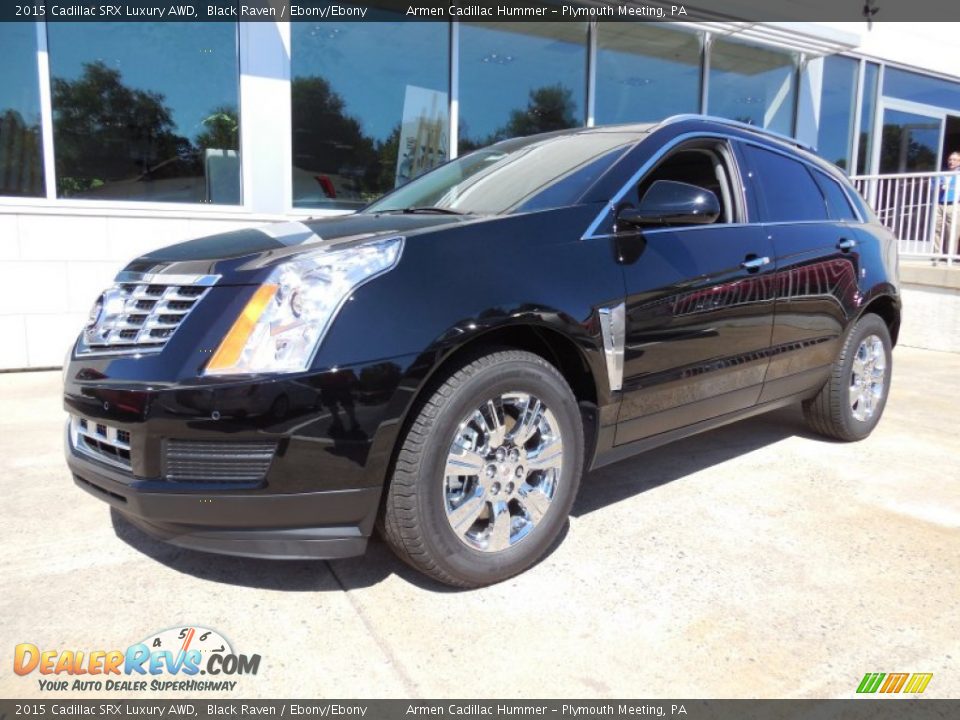 2015 Cadillac SRX Luxury AWD Black Raven / Ebony/Ebony Photo #3
