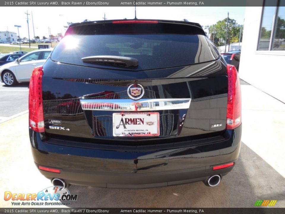 2015 Cadillac SRX Luxury AWD Black Raven / Ebony/Ebony Photo #6