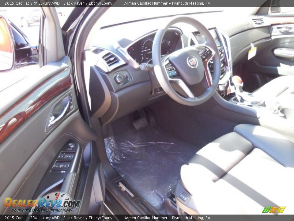 2015 Cadillac SRX Luxury AWD Black Raven / Ebony/Ebony Photo #7