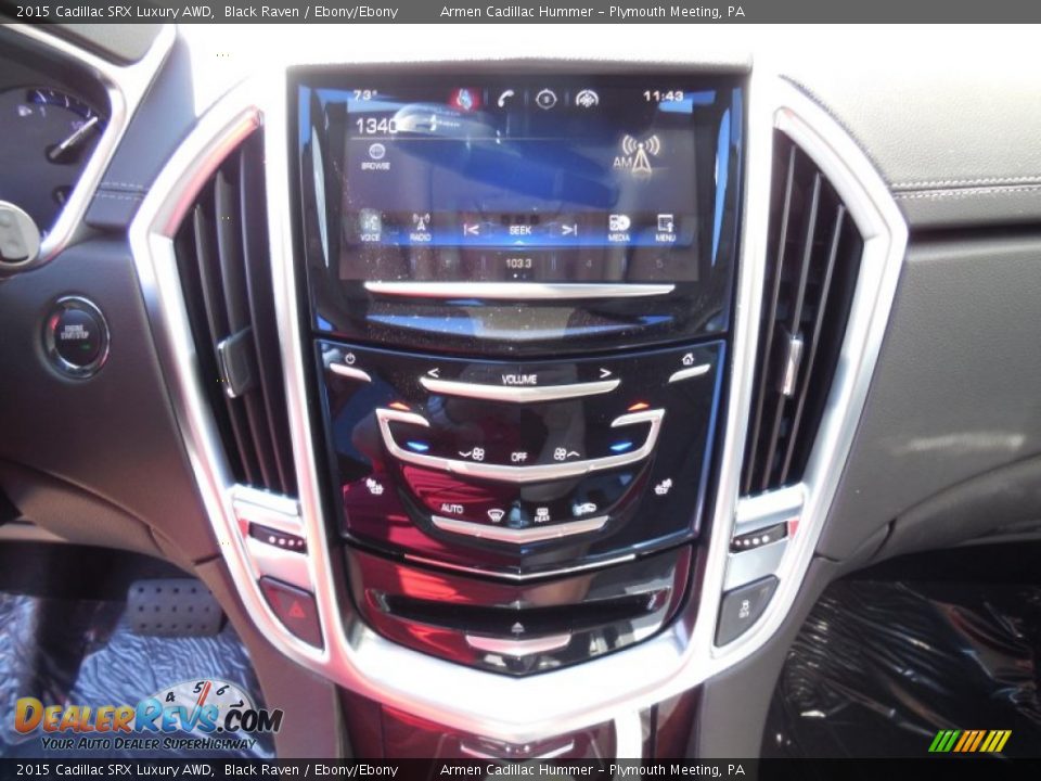 2015 Cadillac SRX Luxury AWD Black Raven / Ebony/Ebony Photo #12