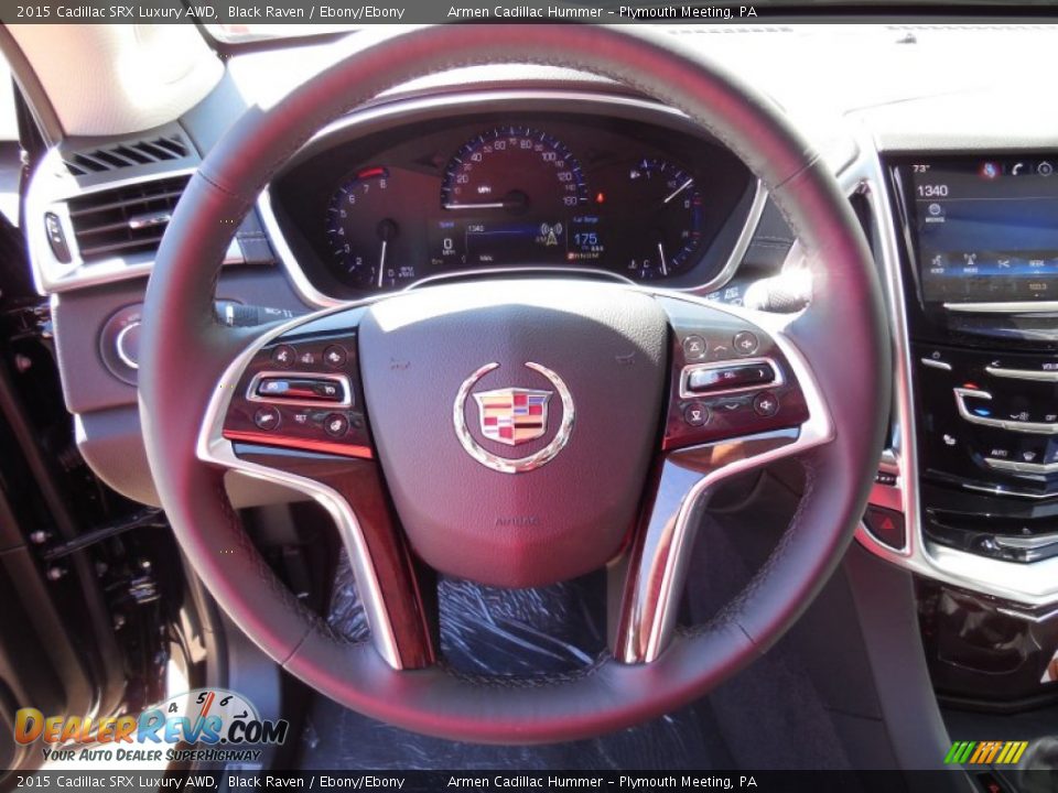 2015 Cadillac SRX Luxury AWD Black Raven / Ebony/Ebony Photo #13