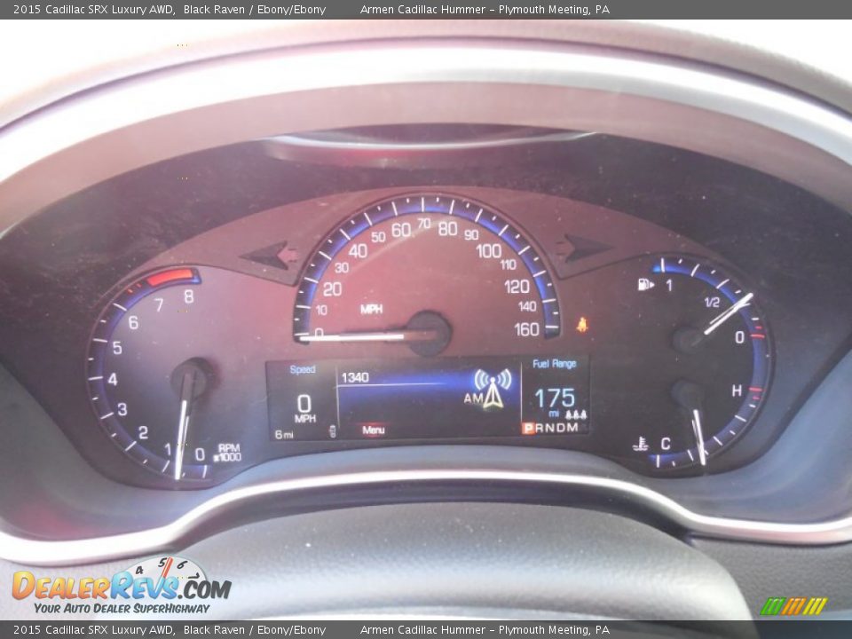 2015 Cadillac SRX Luxury AWD Black Raven / Ebony/Ebony Photo #14