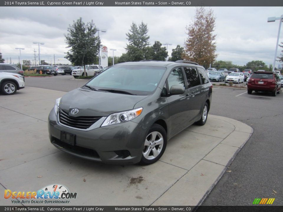 2014 Toyota Sienna LE Cypress Green Pearl / Light Gray Photo #2