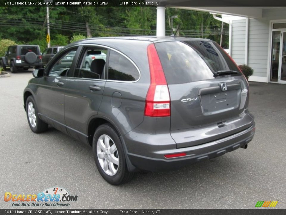 2011 Honda CR-V SE 4WD Urban Titanium Metallic / Gray Photo #5
