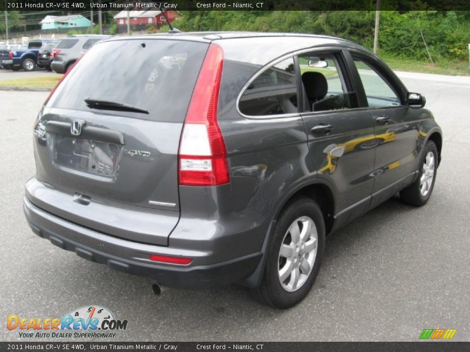 2011 Honda CR-V SE 4WD Urban Titanium Metallic / Gray Photo #7
