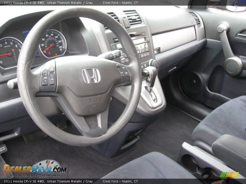 2011 Honda CR-V SE 4WD Urban Titanium Metallic / Gray Photo #11