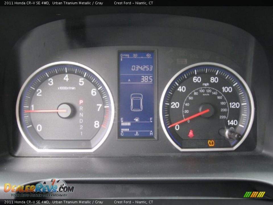 2011 Honda CR-V SE 4WD Urban Titanium Metallic / Gray Photo #14