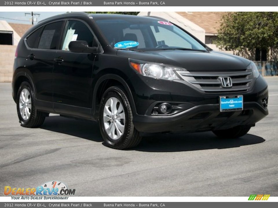 2012 Honda CR-V EX-L Crystal Black Pearl / Black Photo #1