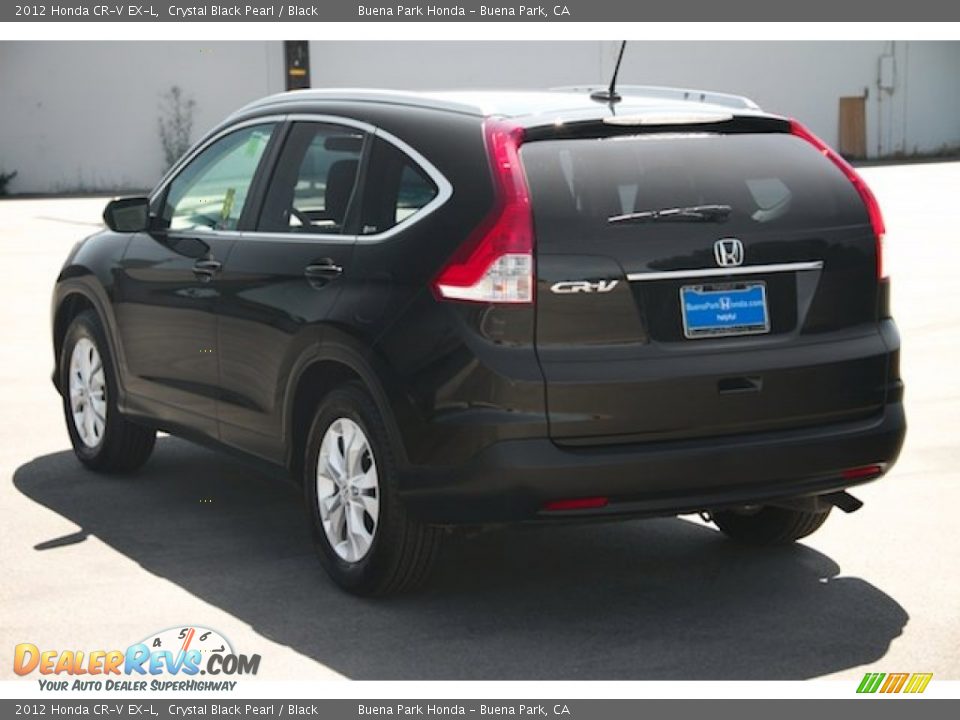2012 Honda CR-V EX-L Crystal Black Pearl / Black Photo #2