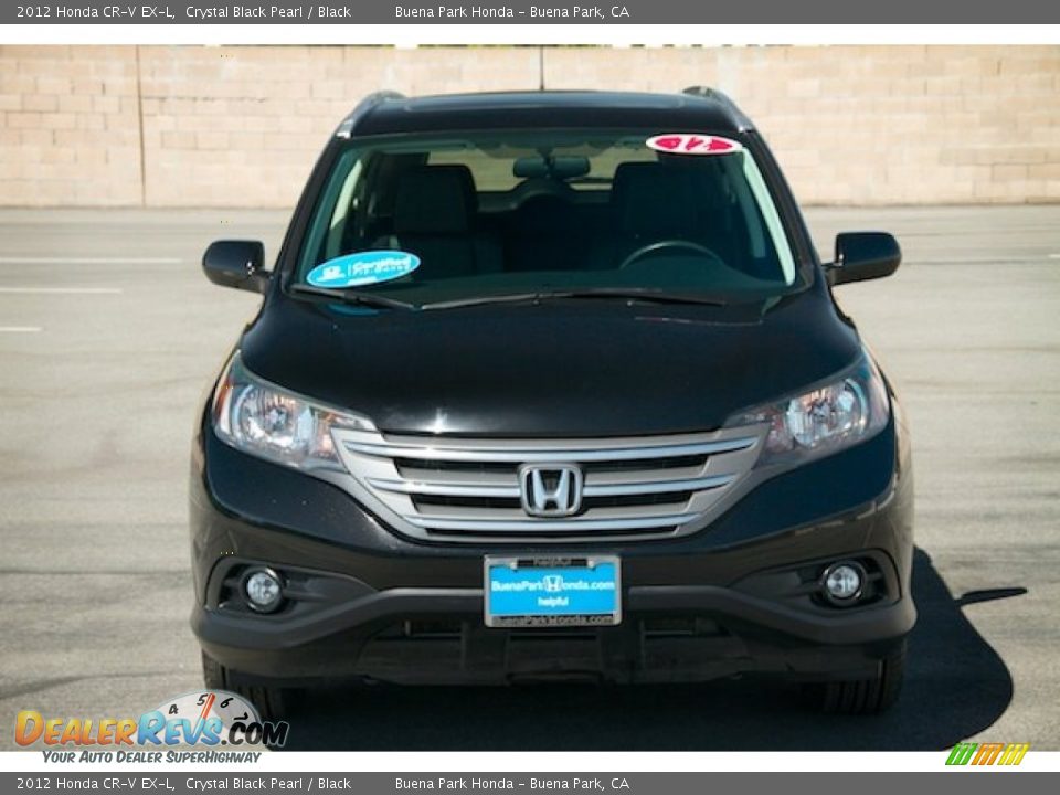 2012 Honda CR-V EX-L Crystal Black Pearl / Black Photo #7