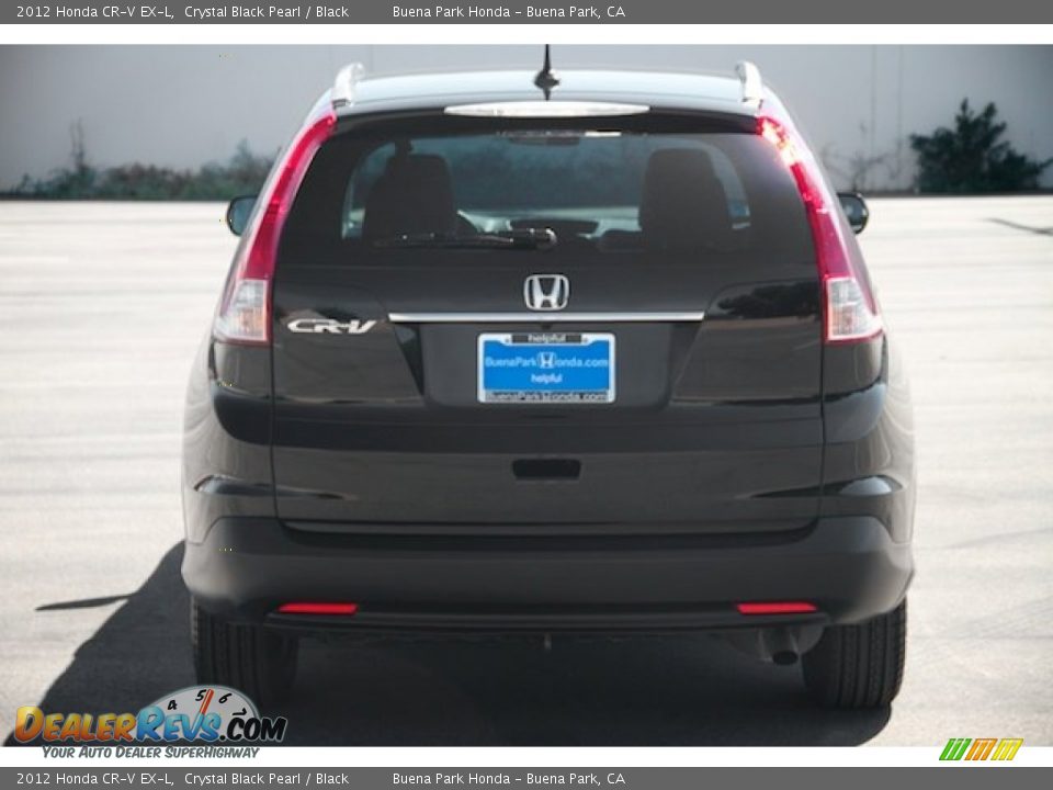 2012 Honda CR-V EX-L Crystal Black Pearl / Black Photo #10