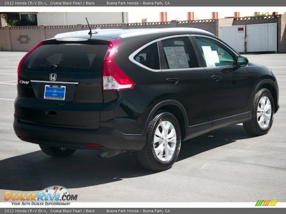 2012 Honda CR-V EX-L Crystal Black Pearl / Black Photo #11