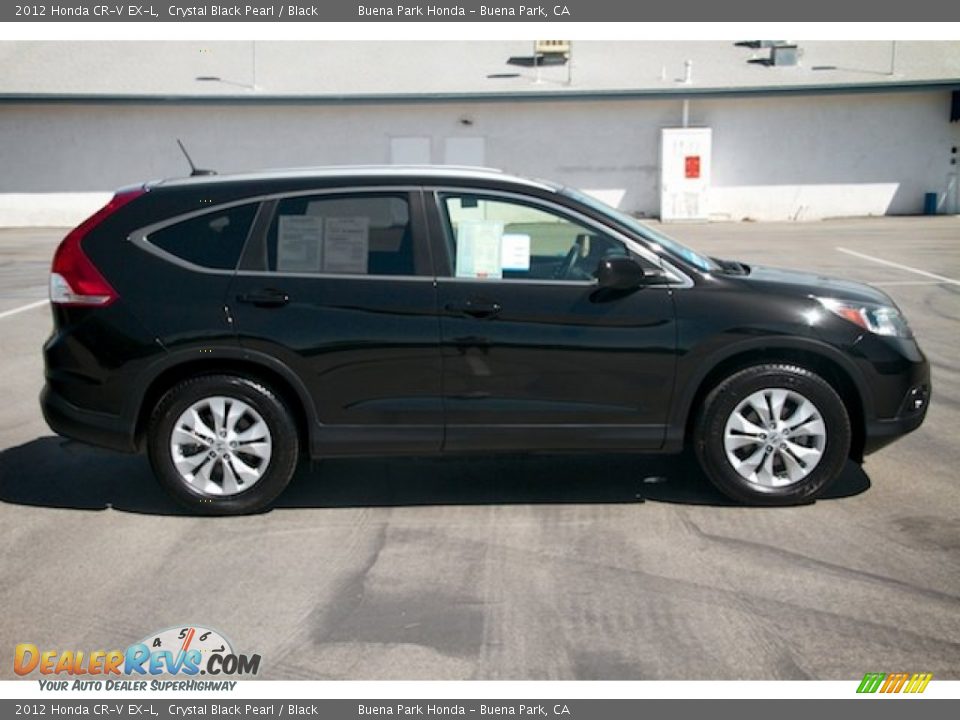 2012 Honda CR-V EX-L Crystal Black Pearl / Black Photo #12