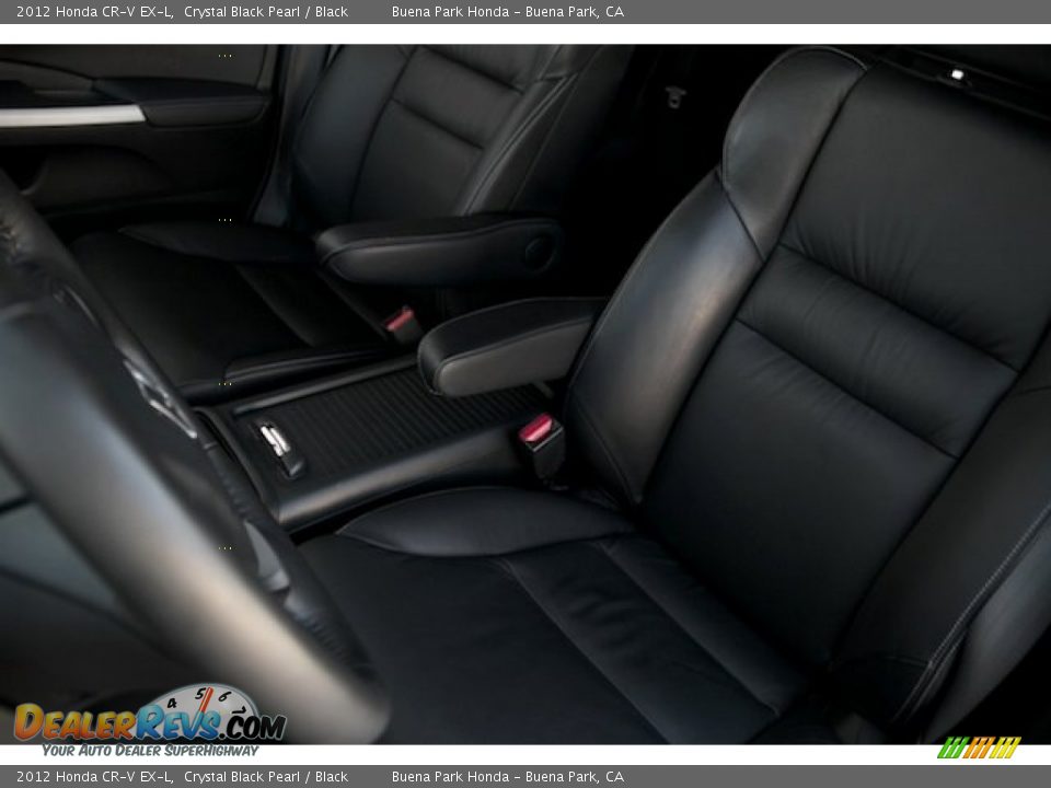 2012 Honda CR-V EX-L Crystal Black Pearl / Black Photo #14