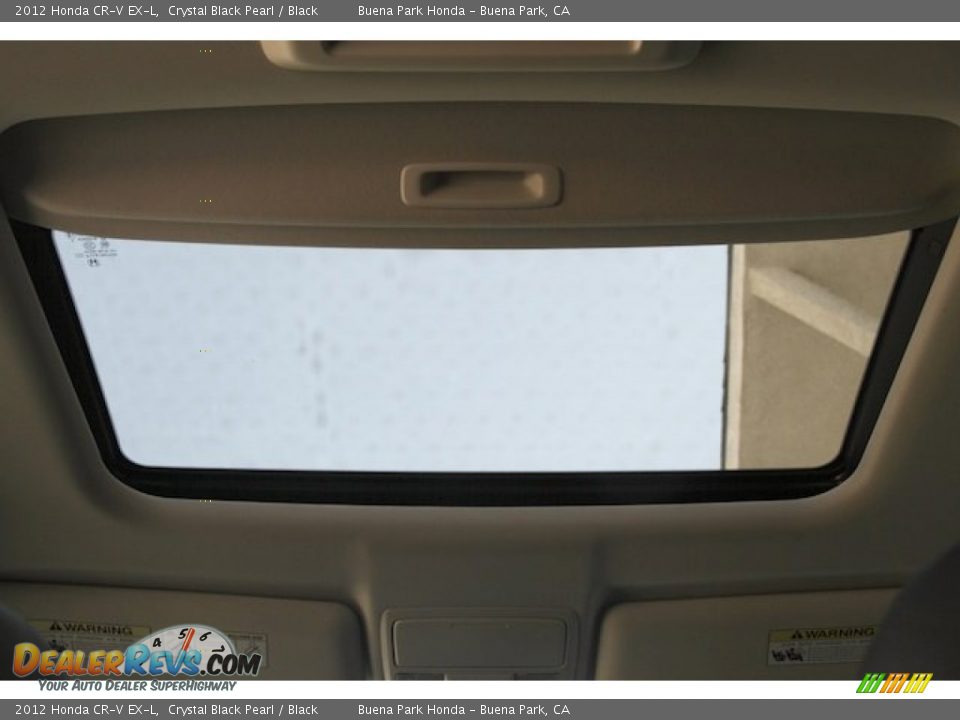 2012 Honda CR-V EX-L Crystal Black Pearl / Black Photo #16