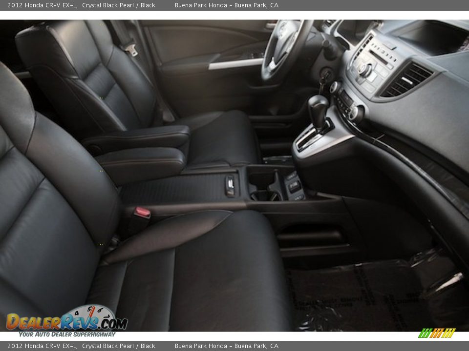 2012 Honda CR-V EX-L Crystal Black Pearl / Black Photo #23