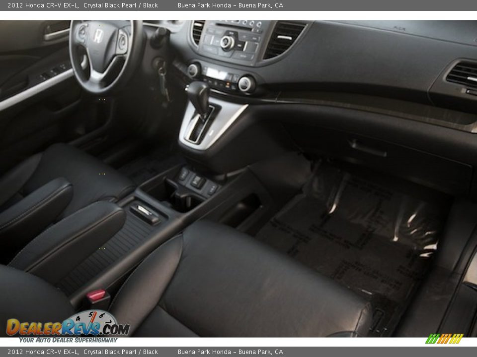 2012 Honda CR-V EX-L Crystal Black Pearl / Black Photo #24