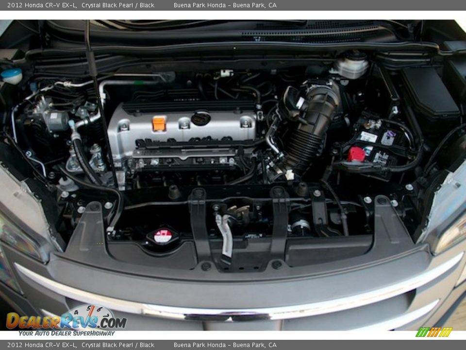 2012 Honda CR-V EX-L Crystal Black Pearl / Black Photo #33