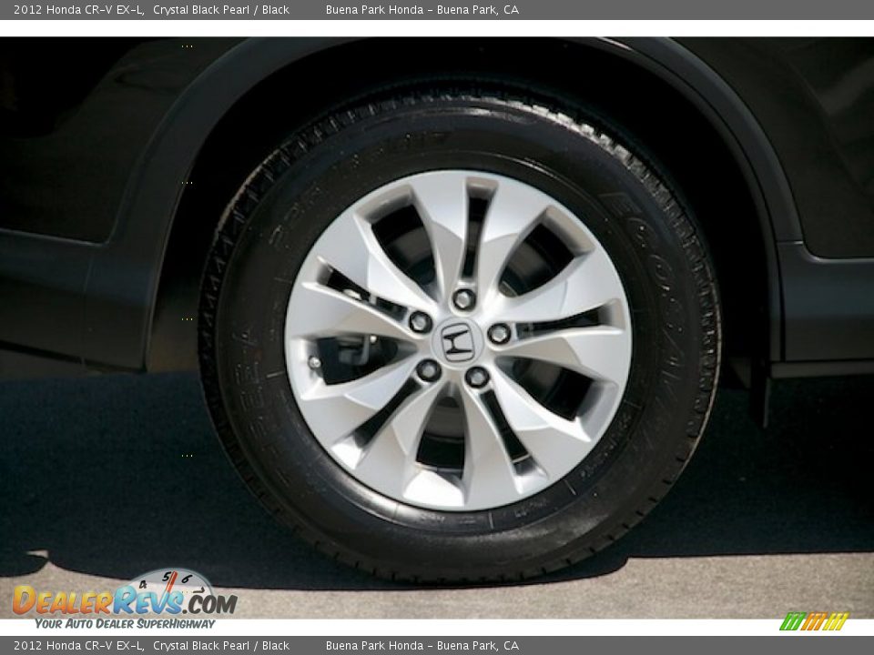 2012 Honda CR-V EX-L Crystal Black Pearl / Black Photo #34