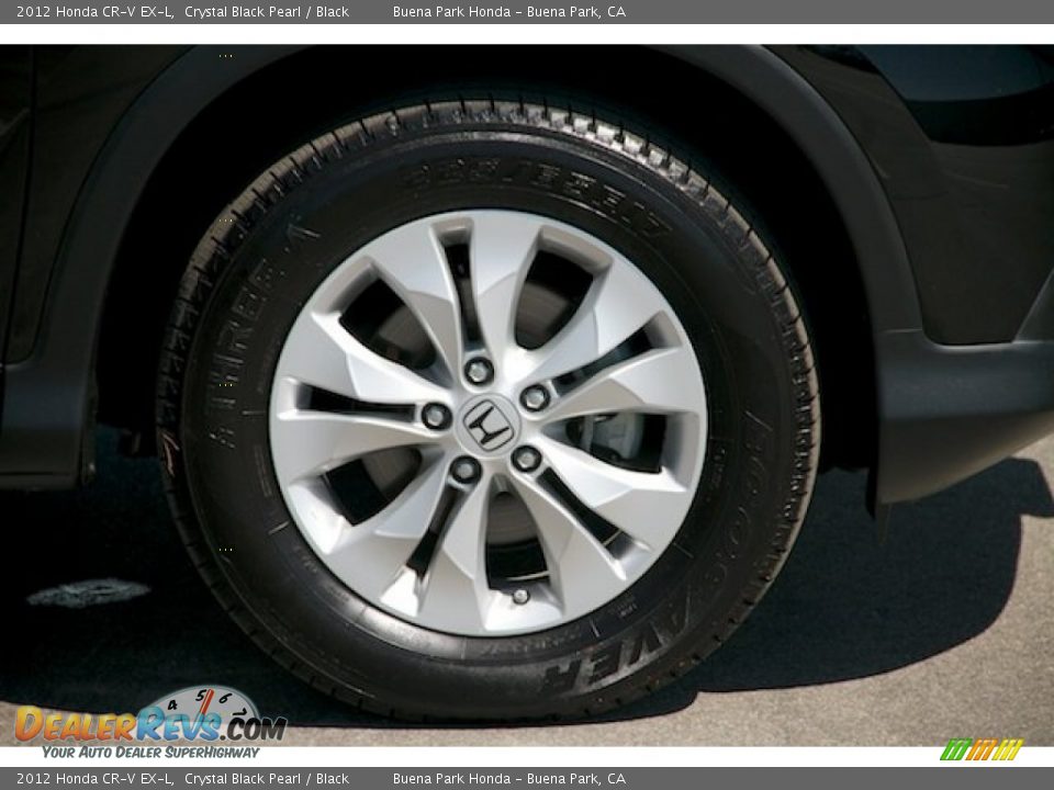 2012 Honda CR-V EX-L Crystal Black Pearl / Black Photo #35