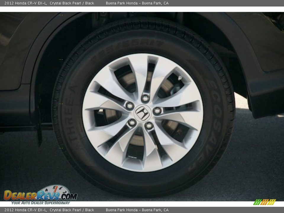 2012 Honda CR-V EX-L Crystal Black Pearl / Black Photo #36