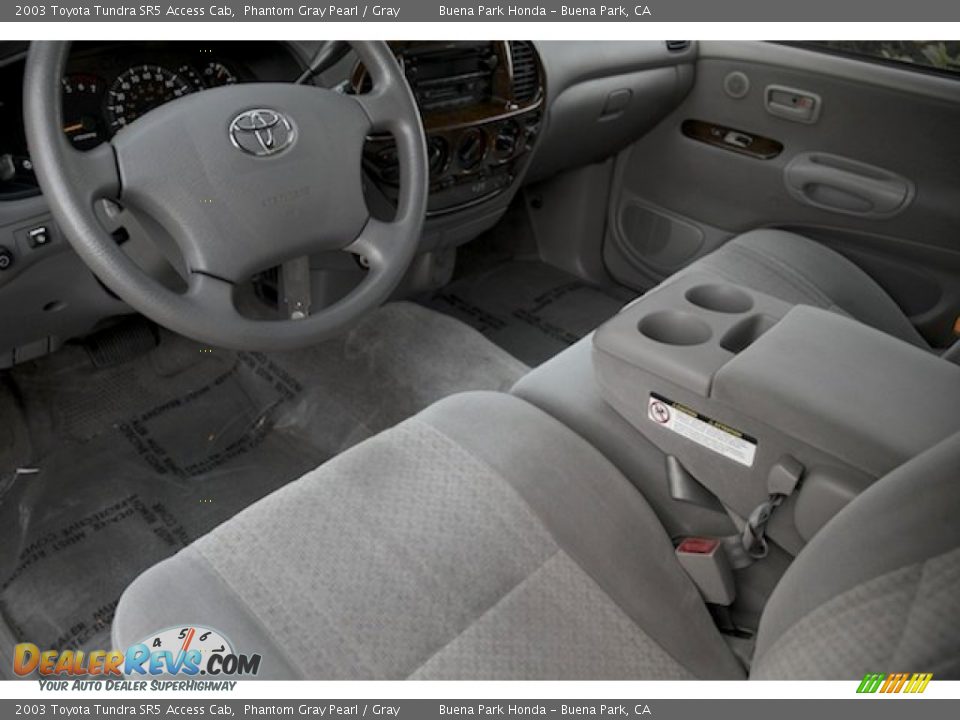 2003 Toyota Tundra SR5 Access Cab Phantom Gray Pearl / Gray Photo #14