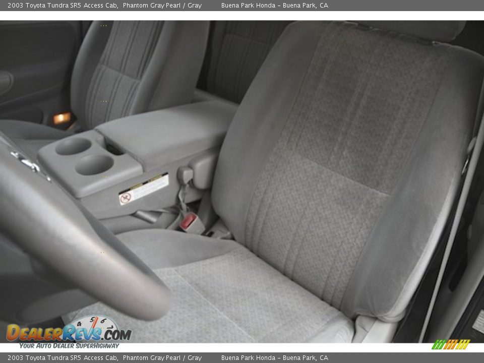 2003 Toyota Tundra SR5 Access Cab Phantom Gray Pearl / Gray Photo #15