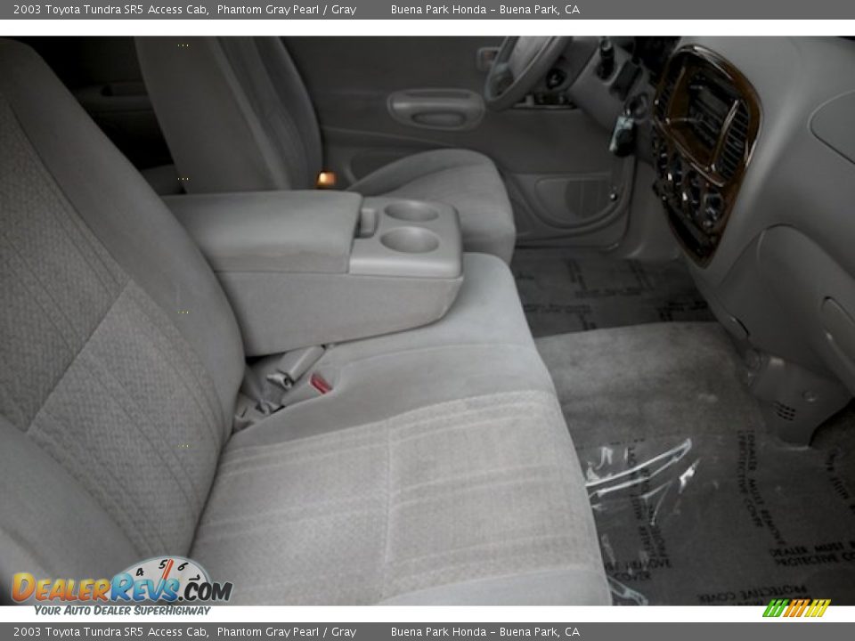 2003 Toyota Tundra SR5 Access Cab Phantom Gray Pearl / Gray Photo #17