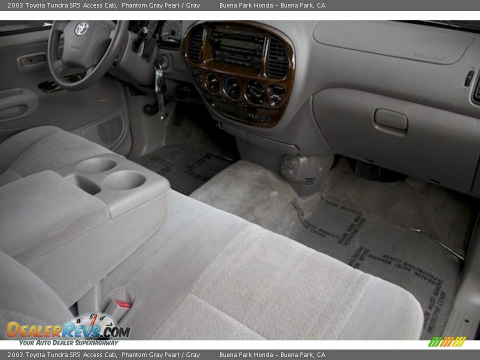 2003 Toyota Tundra SR5 Access Cab Phantom Gray Pearl / Gray Photo #18