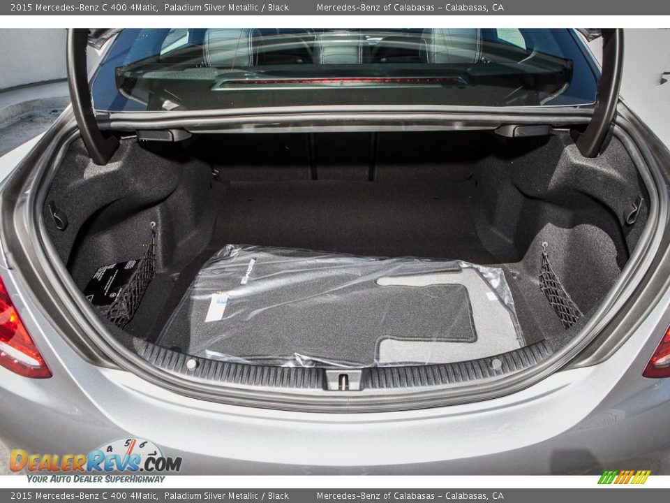 2015 Mercedes-Benz C 400 4Matic Paladium Silver Metallic / Black Photo #4