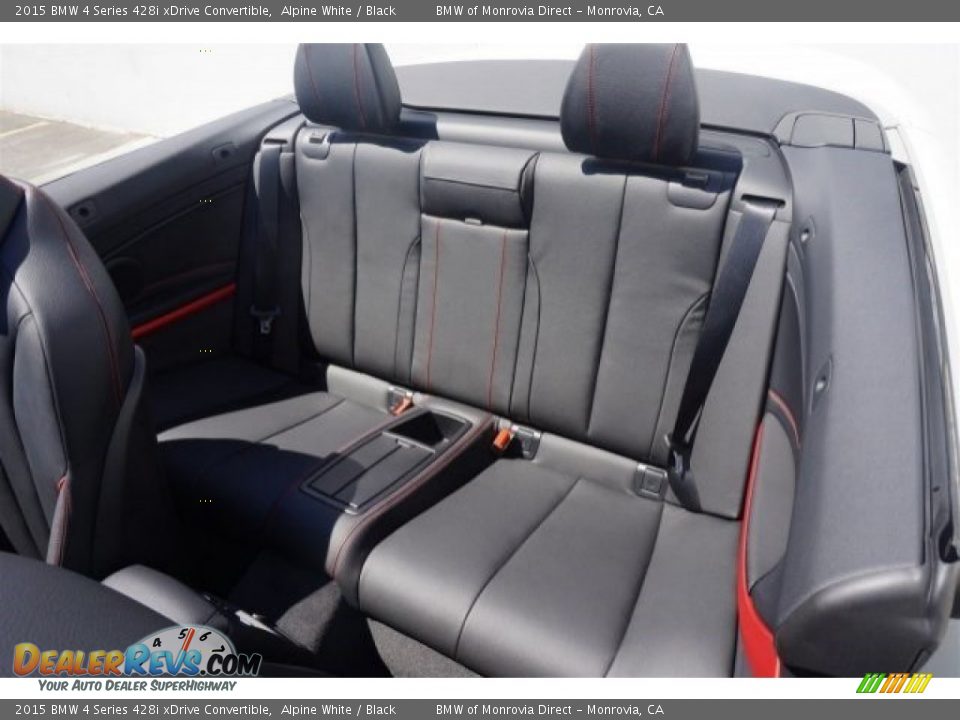 2015 BMW 4 Series 428i xDrive Convertible Alpine White / Black Photo #5