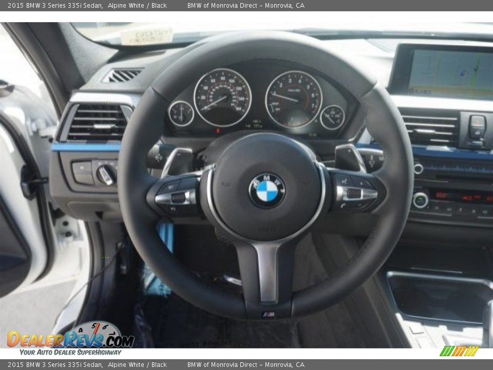 2015 BMW 3 Series 335i Sedan Steering Wheel Photo #9