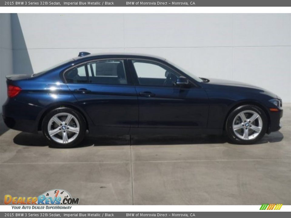 2015 BMW 3 Series 328i Sedan Imperial Blue Metallic / Black Photo #2