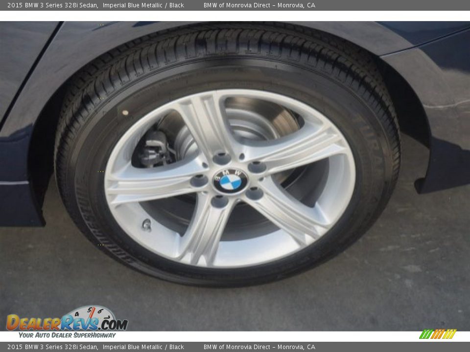 2015 BMW 3 Series 328i Sedan Imperial Blue Metallic / Black Photo #4