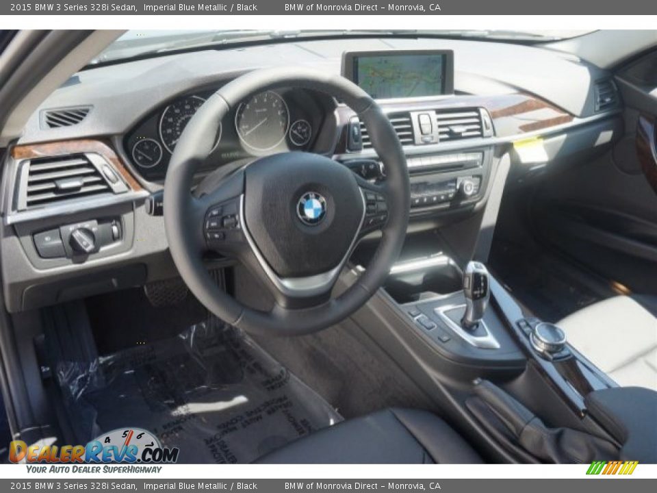 2015 BMW 3 Series 328i Sedan Imperial Blue Metallic / Black Photo #7