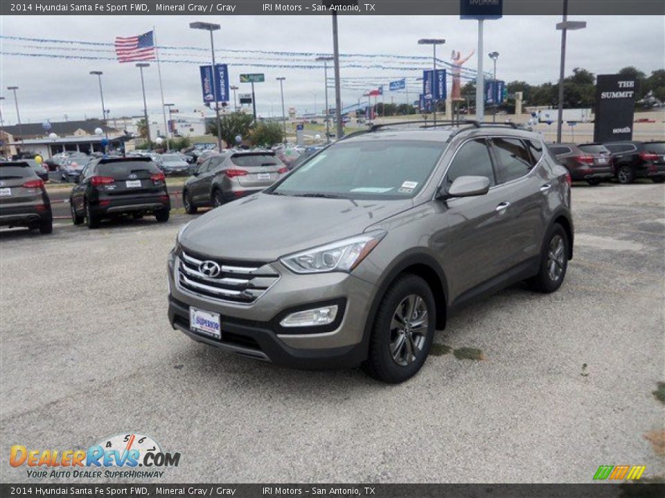 2014 Hyundai Santa Fe Sport FWD Mineral Gray / Gray Photo #1