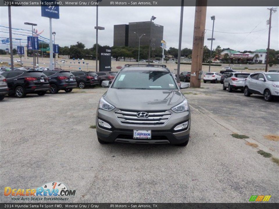 2014 Hyundai Santa Fe Sport FWD Mineral Gray / Gray Photo #2