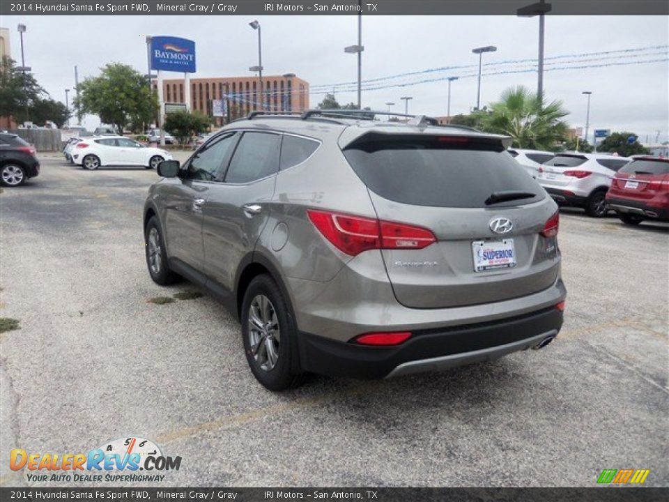 2014 Hyundai Santa Fe Sport FWD Mineral Gray / Gray Photo #4