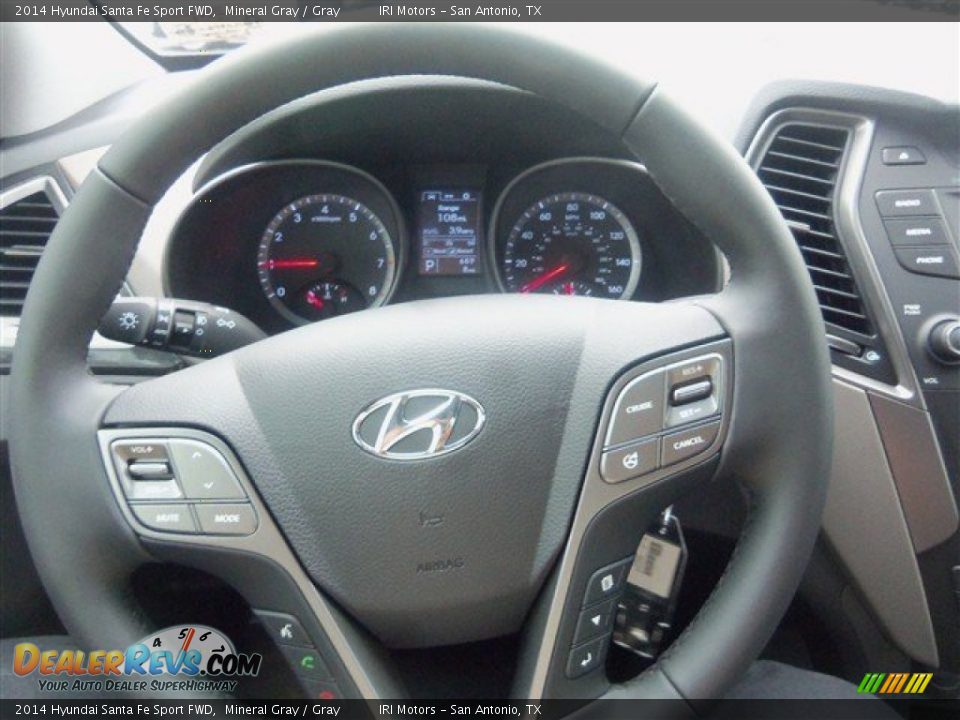 2014 Hyundai Santa Fe Sport FWD Mineral Gray / Gray Photo #7