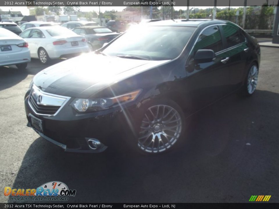 2012 Acura TSX Technology Sedan Crystal Black Pearl / Ebony Photo #1