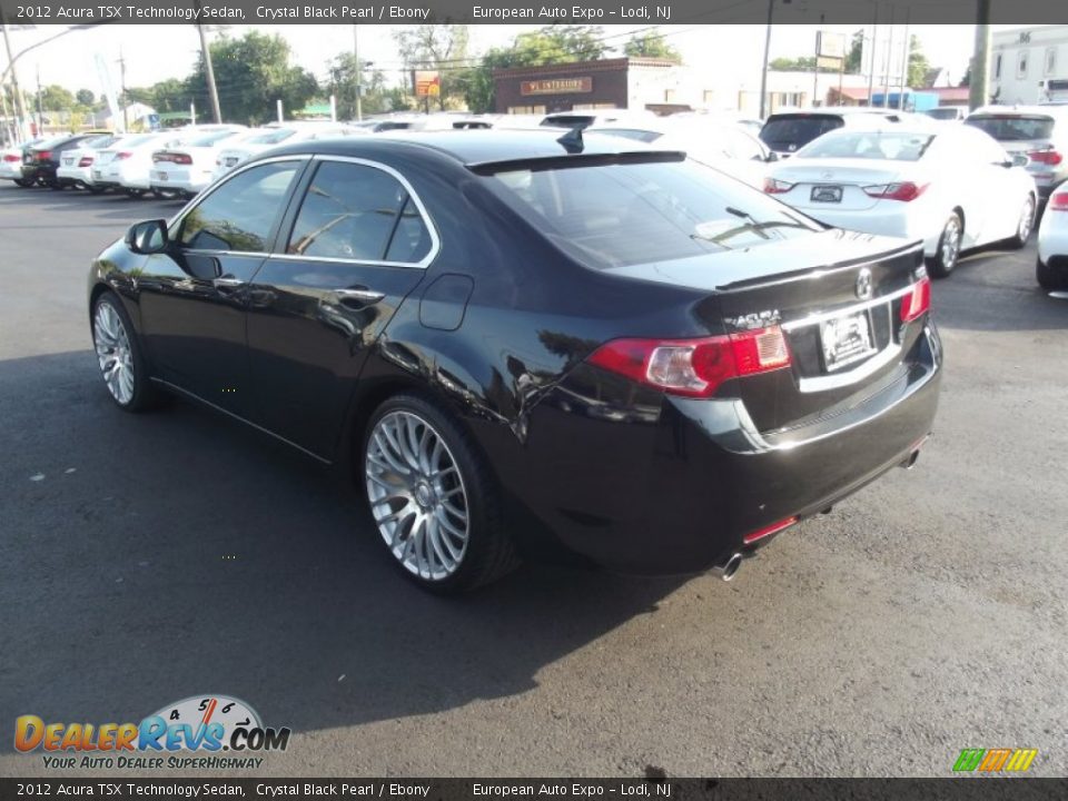 2012 Acura TSX Technology Sedan Crystal Black Pearl / Ebony Photo #3