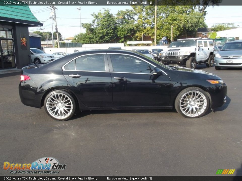 2012 Acura TSX Technology Sedan Crystal Black Pearl / Ebony Photo #6